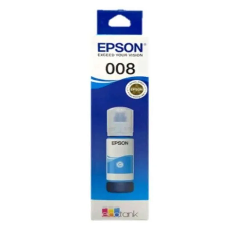 Tinta Epson T008 Black merupakan cartridge tinta original dari Epson yang dirancang untuk menghasilkan cetakan hitam dengan kualitas tinggi dan ketajaman maksimal