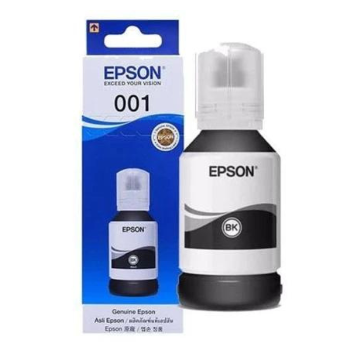 Tinta Epson 001 Original adalah tinta botol berkualitas tinggi yang dirancang khusus untuk printer Epson EcoTank