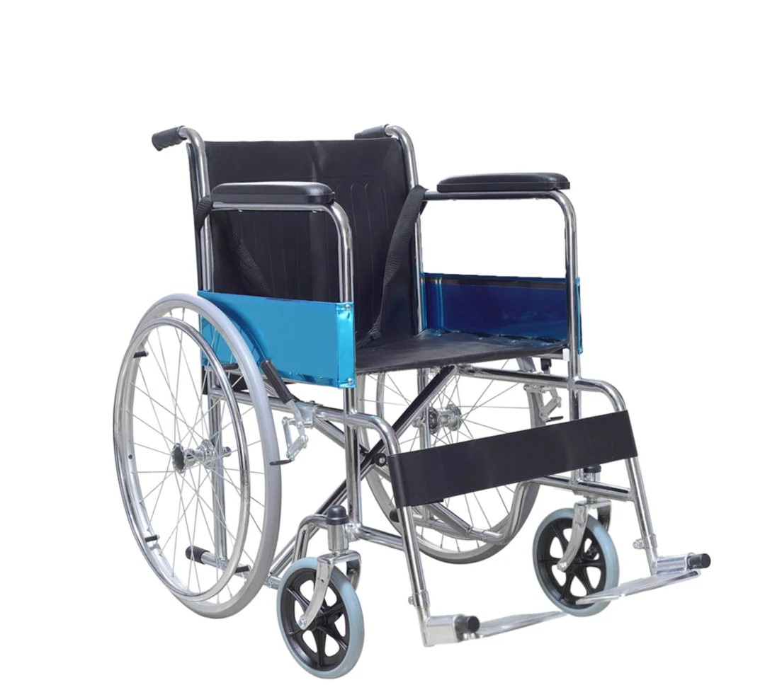 Kursi roda (wheelchair) adalah alat bantu mobilitas bagi pengguna yang mengalami keterbatasan berjalan karena usia, cedera, operasi, atau kondisi medis tertentu. Dirancang dengan kerangka kokoh dan roda besar di belakang untuk mendorong manual, kursi roda memberikan kebebasan dan kenyamanan bergerak di dalam maupun luar ruangan.